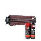 K&N Air Filter RE-0880 + Aerosol Recharge Kit