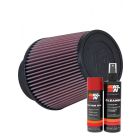 K&N Air Filter RE-0950 + Aerosol Recharge Kit