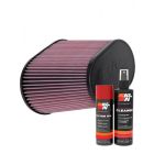 K&N Air Filter RE-1040 + Aerosol Recharge Kit