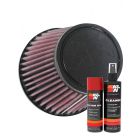 K&N Air Filter RF-9160 + Aerosol Recharge Kit