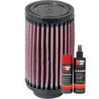 K&N Air Filter RU-0210 + Aerosol Recharge Kit