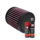 K&N Air Filter RU-0500 + Aerosol Recharge Kit