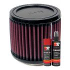 K&N Air Filter RU-0630 + Aerosol Recharge Kit