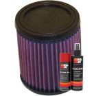 K&N Air Filter RU-0840 + Aerosol Recharge Kit