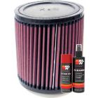 K&N Air Filter RU-1000 + Aerosol Recharge Kit