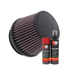 K&N Air Filter RU-1005 + Aerosol Recharge Kit