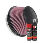 K&N Air Filter RU-1009 + Aerosol Recharge Kit