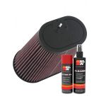 K&N Air Filter RU-1012 + Aerosol Recharge Kit