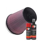 K&N Air Filter RU-1020 + Aerosol Recharge Kit