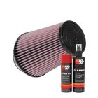 K&N Air Filter RU-1027 + Aerosol Recharge Kit