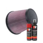 K&N Air Filter RU-1029 + Aerosol Recharge Kit