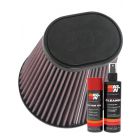 K&N Air Filter RU-1033 + Aerosol Recharge Kit