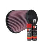 K&N Air Filter RU-1035 + Aerosol Recharge Kit
