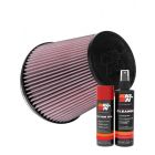 K&N Air Filter RU-1041 + Aerosol Recharge Kit