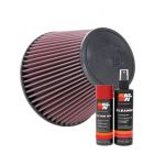 K&N Air Filter RU-1048XD + Aerosol Recharge Kit