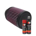 K&N Air Filter RU-1460 + Aerosol Recharge Kit