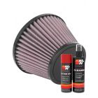K&N Air Filter RU-1624 + Aerosol Recharge Kit