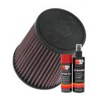 K&N Air Filter RU-1682 + Aerosol Recharge Kit