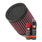 K&N Air Filter RU-1700 + Aerosol Recharge Kit