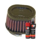 K&N Air Filter RU-1820 + Aerosol Recharge Kit