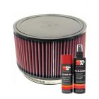 K&N Air Filter RU-1850 + Aerosol Recharge Kit