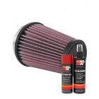 K&N Air Filter RU-2600 + Aerosol Recharge Kit