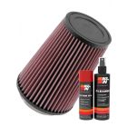 K&N Air Filter RU-2710 + Aerosol Recharge Kit