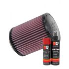 K&N Air Filter RU-2820 + Aerosol Recharge Kit