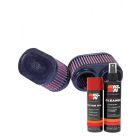 K&N Air Filter RU-2922 + Aerosol Recharge Kit