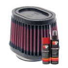K&N Air Filter RU-3010 + Aerosol Recharge Kit