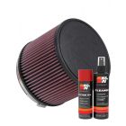 K&N Air Filter RU-3060 + Aerosol Recharge Kit