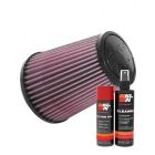 K&N Air Filter RU-3250 + Aerosol Recharge Kit