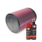 K&N Air Filter RU-3270 + Aerosol Recharge Kit