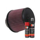 K&N Air Filter RU-3570 + Aerosol Recharge Kit