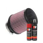 K&N Air Filter RU-3870 + Aerosol Recharge Kit