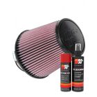 K&N Air Filter RU-4180 + Aerosol Recharge Kit