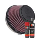 K&N Air Filter RU-4600 + Aerosol Recharge Kit