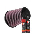 K&N Air Filter RU-4700 + Aerosol Recharge Kit