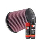 K&N Air Filter RU-4740 + Aerosol Recharge Kit