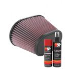 K&N Air Filter RU-5040 + Aerosol Recharge Kit