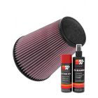 K&N Air Filter RU-5046 + Aerosol Recharge Kit