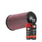 K&N Air Filter RU-5065XD + Aerosol Recharge Kit
