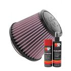 K&N Air Filter RU-5128 + Aerosol Recharge Kit