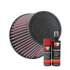 K&N Air Filter RU-5135 + Aerosol Recharge Kit