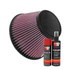 K&N Air Filter RU-5138 + Aerosol Recharge Kit