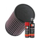 K&N Air Filter RU-5144 + Aerosol Recharge Kit