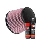 K&N Air Filter RU-5173 + Aerosol Recharge Kit