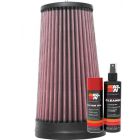K&N Air Filter RU-5291 + Aerosol Recharge Kit