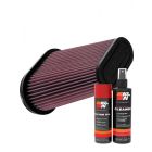 K&N Air Filter RU-5293 + Aerosol Recharge Kit