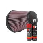 K&N Air Filter RU-70031 + Aerosol Recharge Kit